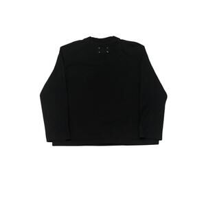 MAISON MARGIELA White Four-Stitch Long Sleeve Tee Medium